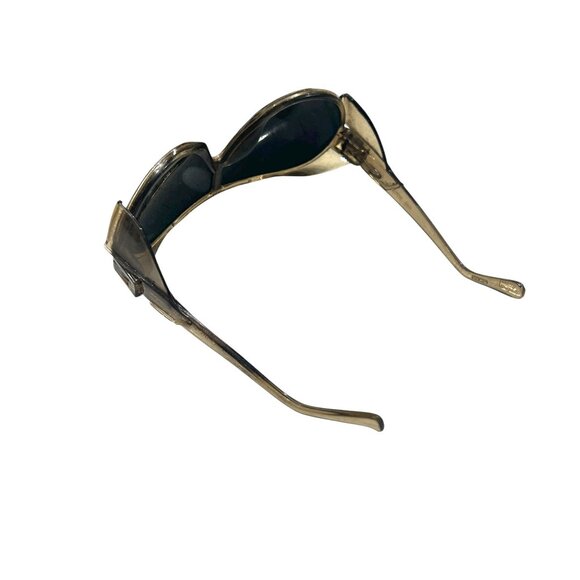 Vintage Aviator Style Safety Glasses – Tinted Lenses, Suede Case – Safety Supply - Picture 4 of 8